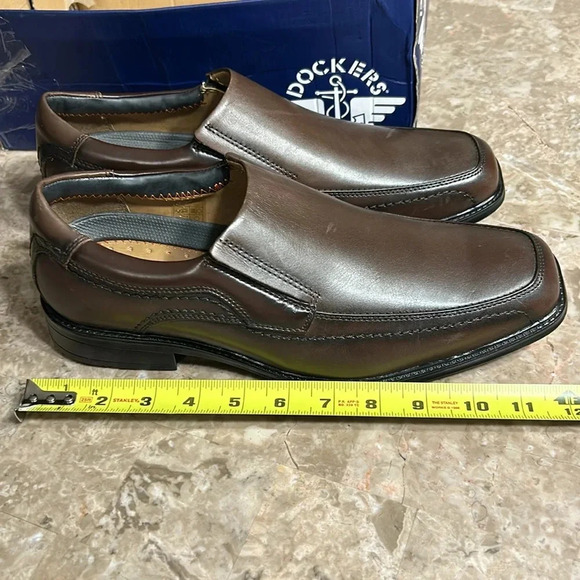 Dockers shoes,men,leather,NEW! Size 10W.  RELIANT, ,loafers,brown,office - Picture 15 of 16